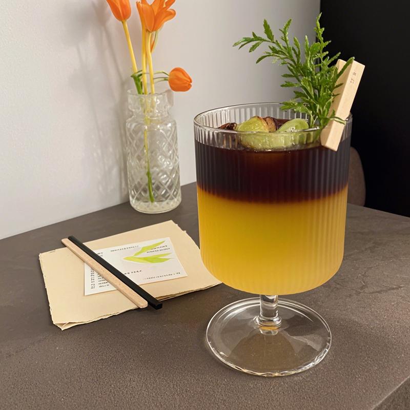 ins风矮脚玻璃杯鸡尾酒杯