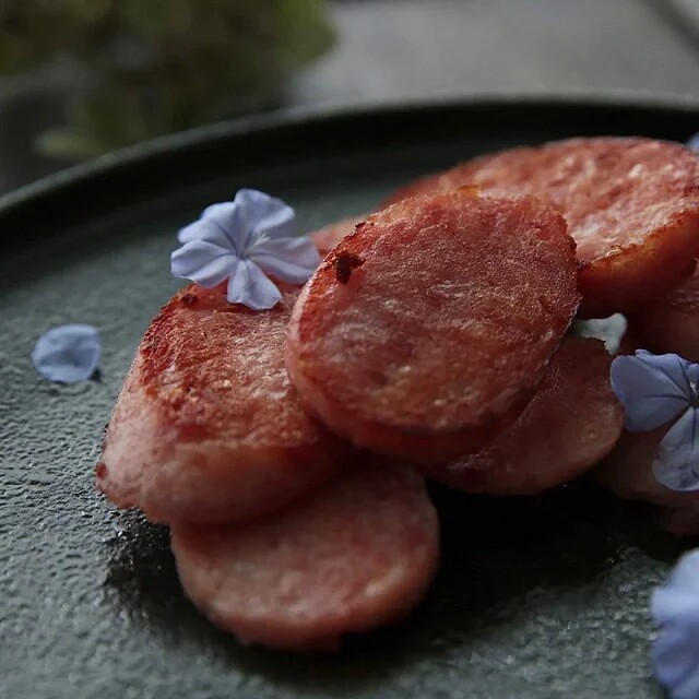 云南大南美放山黑土猪肉火腿肠现火腿/即食火腿/加工