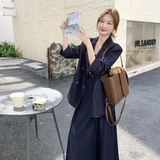 休闲气质西装半身裙套装女春秋2025新款松弛感清纯系两件套巨好看，女装套装/套裙，浙宝183