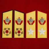 苏联金属丝金绡绣肩章纪念章工艺品礼品影视服装 肩章 道具刺绣苏式