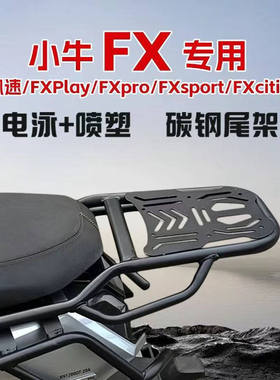 适用小牛fx风速版前护杠保险杠尾架后货架加厚改装配件尾箱后备箱