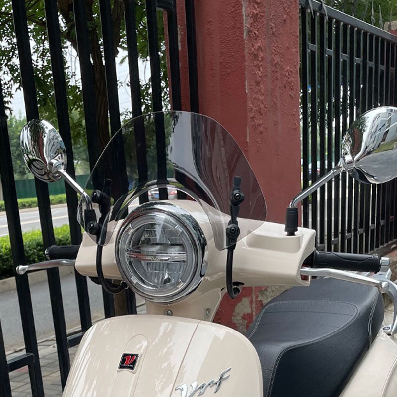 适用大阳vrf150风挡 挡风玻璃DY150T-39专用改装配件透明挡风玻璃