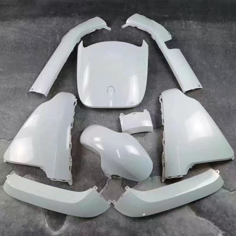 适用九号电动车E100/E80C/90/E200全套烤漆件改装配件9号外壳颜色