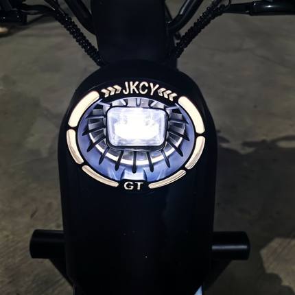 适用深远GT1直上大灯遮光罩小牛U+B/U2改色灯罩麦铃918奇迹牛N8保