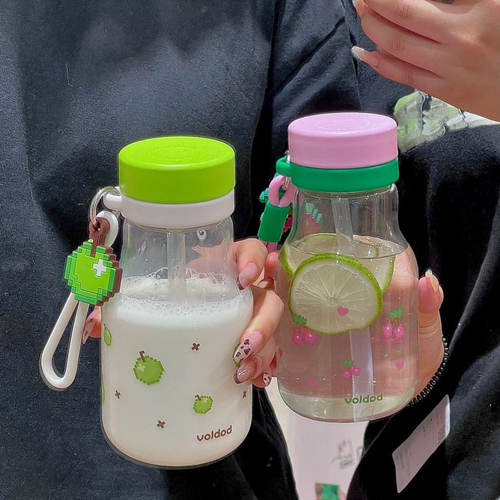 bablov夏季牛奶玻璃男女生高颜值