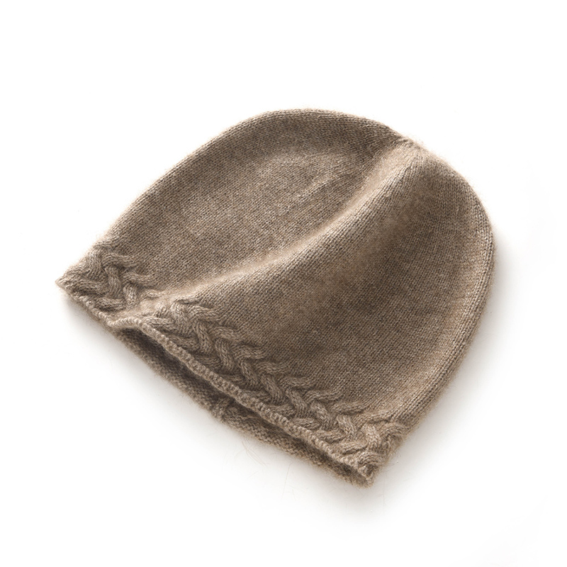 山羊绒帽子女包头冷帽