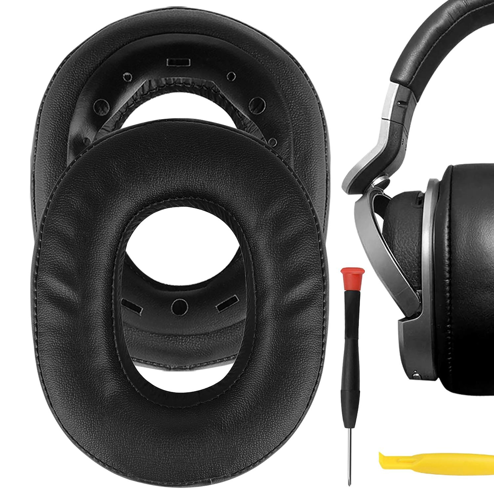 Geekria极客悦耳耳机海绵套适用索尼/SONY MDR-HW700头戴式可替换耳机棉耳机套