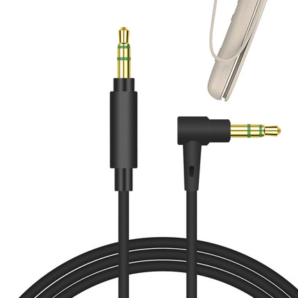 Geekria适用于Sony WI-1000XM2蓝牙运动耳机音频线替换线 3.5插口