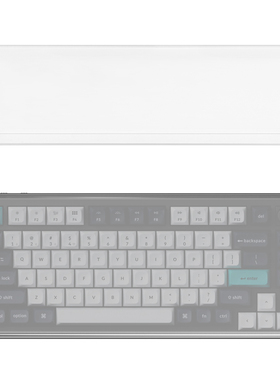 Geekria极客悦耳适用于84键 75%knob键键盘磨砂亚克力键盘防尘罩