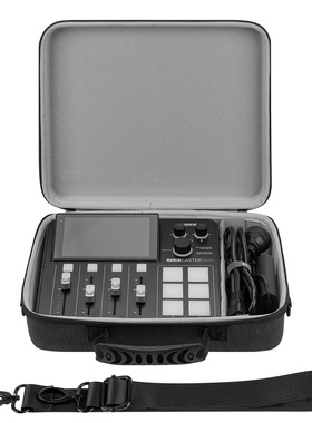 Geekria极客悦耳适用于罗德Caster Duo专用收纳包音频合成器硬包