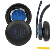 黑色款 Geekria耳机海绵套适用Anker 耳机套 耳机棉 蛋白皮 PowerConf H700头戴式