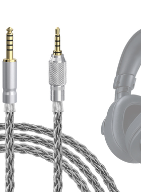 Geekria极客悦耳适用索尼MDR-MV1 M1螺纹旋锁4.4对3.5耳机升级线