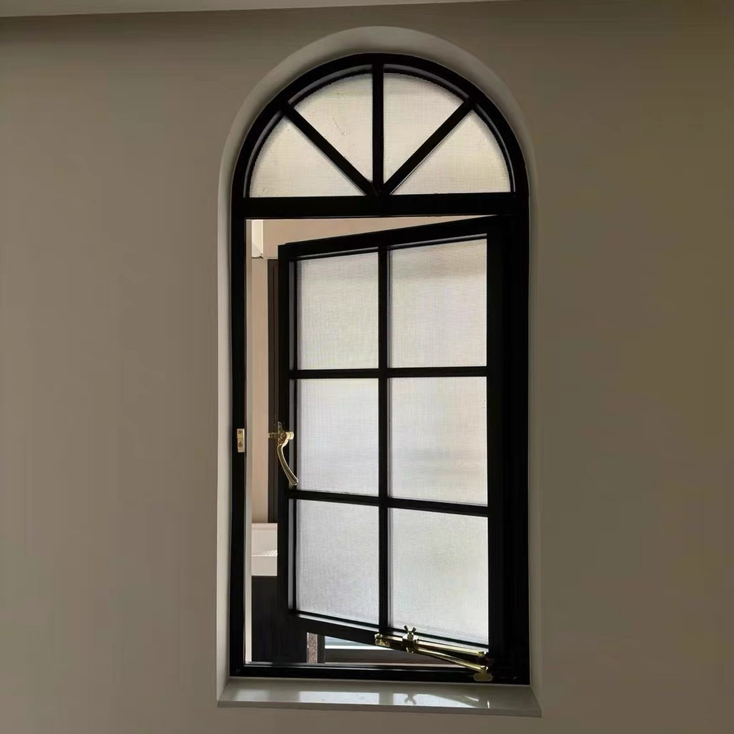 法式铝合金玻璃隔断屏风铁艺玄关假窗户不锈钢奶油风客厅复古拱形,全屋定制,铝合金窗,淘宝优惠券,粉丝福利购,淘宝优惠卷