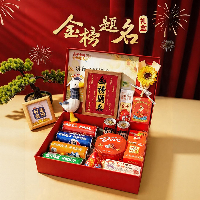 中高考加油励志礼品金榜题名礼盒