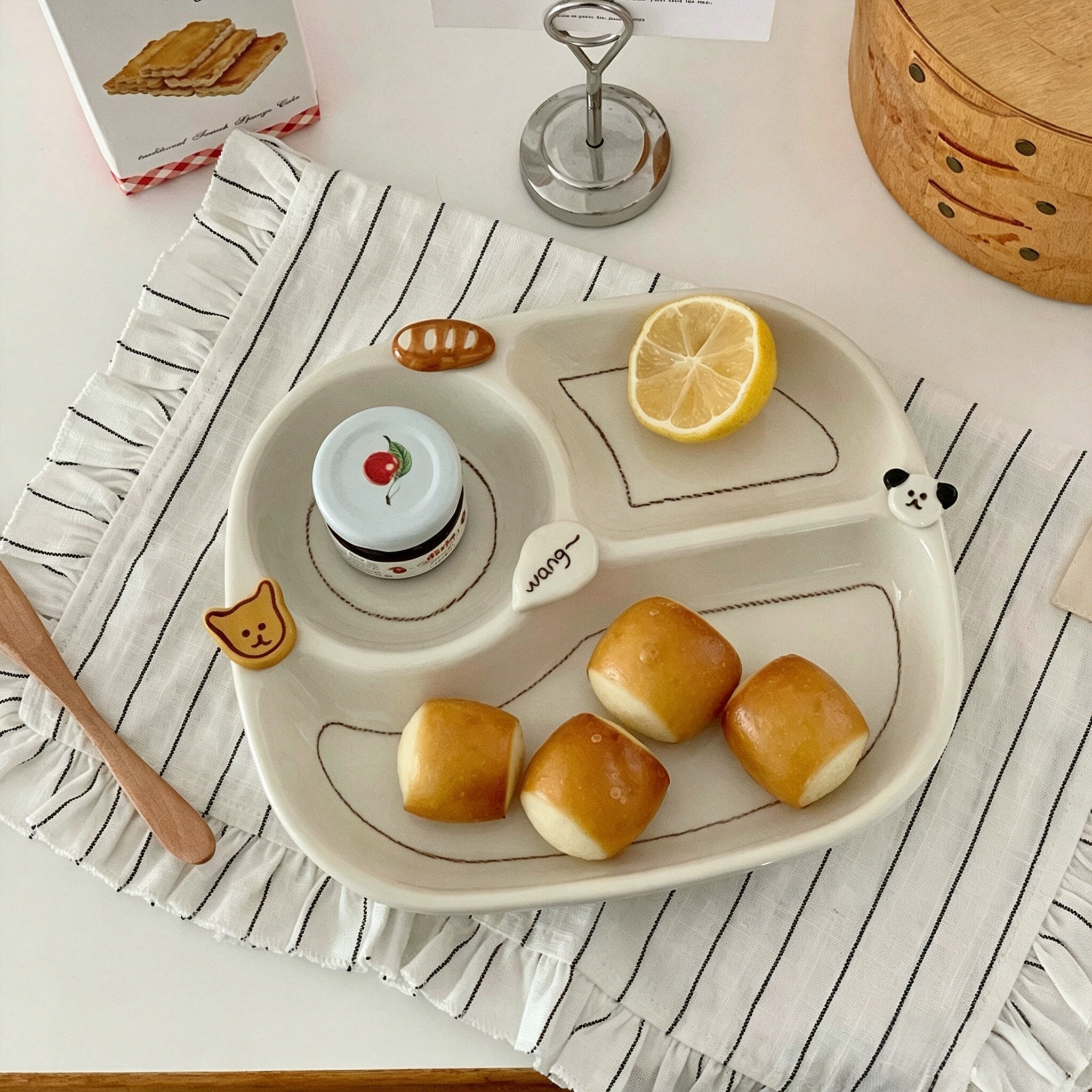 可爱陶瓷分餐盘一人食沙拉盘