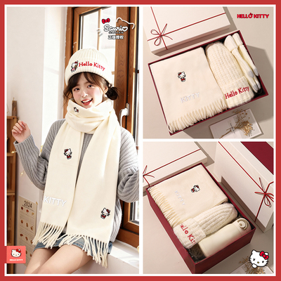 hellokitty正版围巾女款2025新款