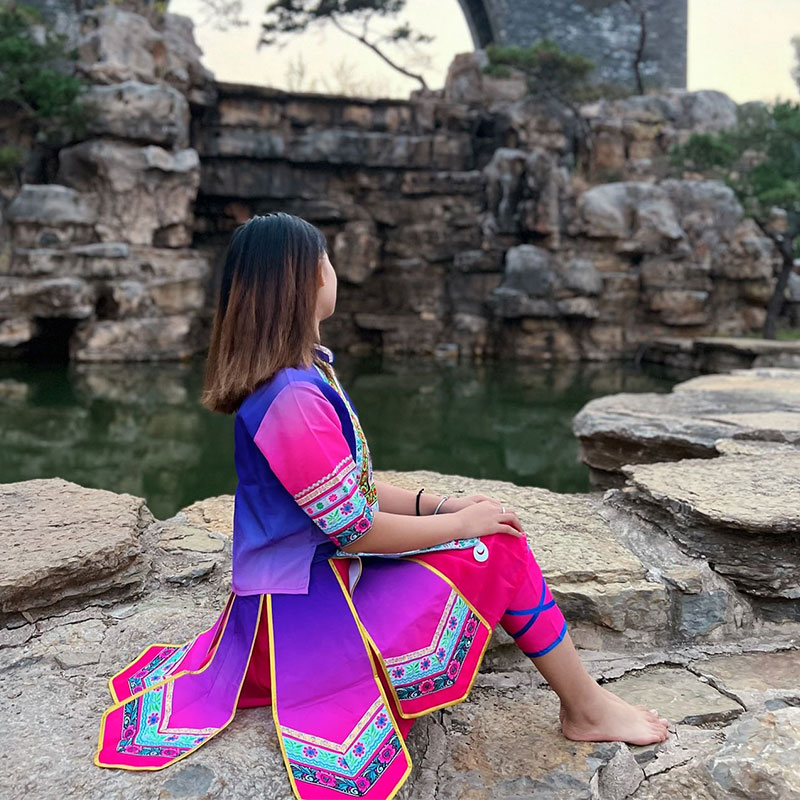 畲族苗族表演服少数民族服装女