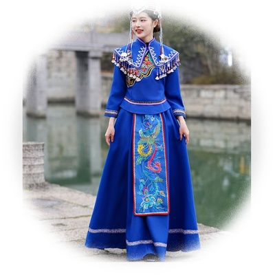 畲族服装演出服女成人民族壮族