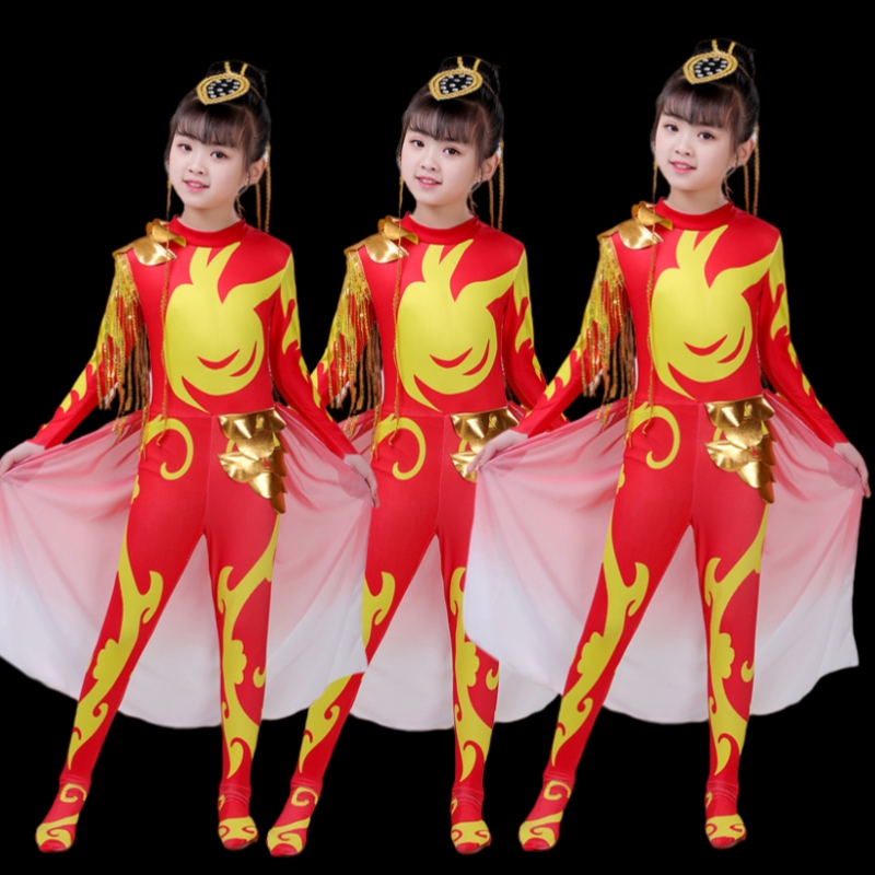 2024年舞龙喜庆服儿童中国龙元旦