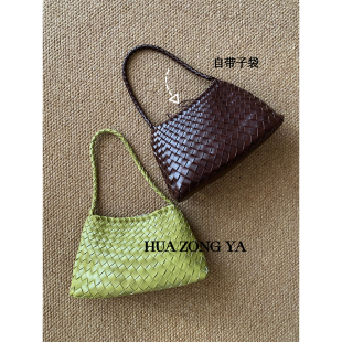 花总吖 手工编织腋下包包子母包R425P11375