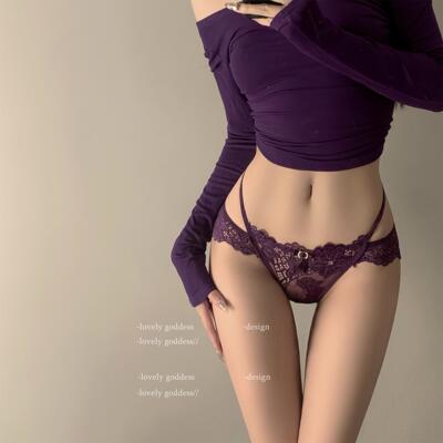 维多利亚网纱蕾丝丁字裤