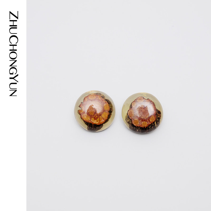 ZHUCHONGYUN2025冬新款龙须藤木耳环东方耳饰,饰品/流行首饰/时尚饰品新,耳环,淘宝优惠券,粉丝福利购,淘宝优惠卷