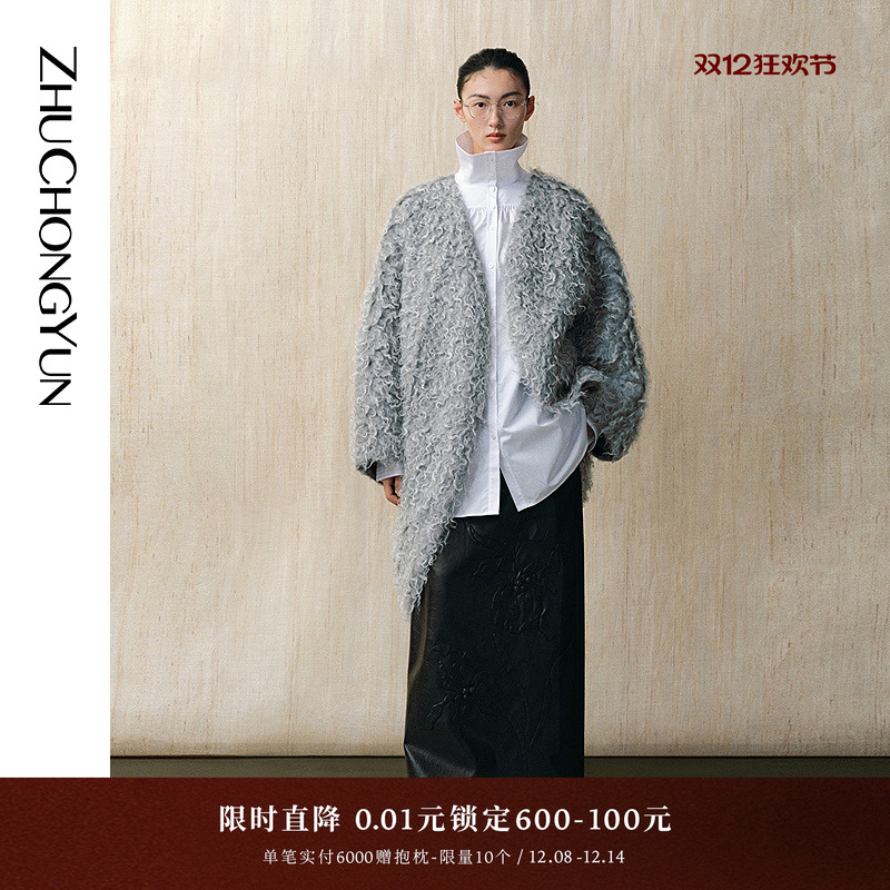 柔奢羊毛，卷曲肌理