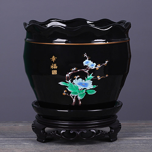 新中式花盆陶瓷大号特价