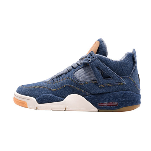 正版aj4高帮鞋，男士厚底百搭