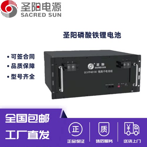 圣阳48V100AH磷酸铁锂电池