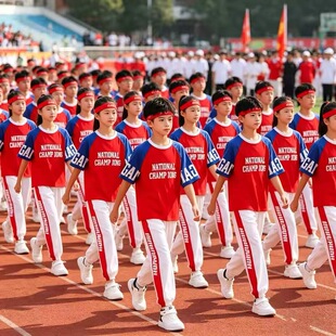 六一儿童演出服幼儿园团体合唱表演服夏季小学生运动会开幕式班服