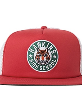 Nike x Stranger Things Cap 联名款 图案印花 棉 涤纶 棒球帽