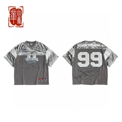 VANDYTHEPINK 24FW new jeans 银色Hockey Jersey曲棍球服冰球服