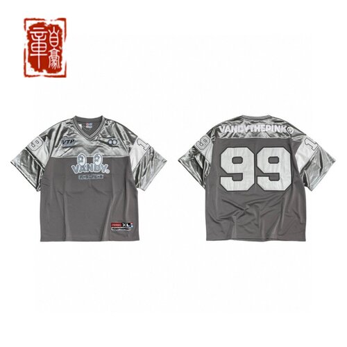 VANDYTHEPINK 24FW new jeans 银色Hockey Jersey曲棍球服冰球服