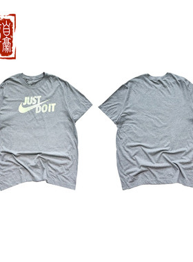 章自豪 Nike 耐克 Just doit 纯棉圆领短袖T恤Tee男女同款正品