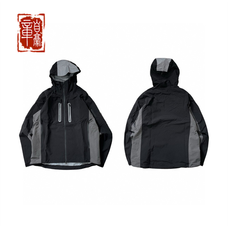 R/S Project-M04潮流户外防水透气滑雪徒步防风反光3L机能冲锋衣