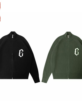 章自豪 Conjure 26FW高领拉链卫衣夹克开衫上衣背后LOGO官网正品