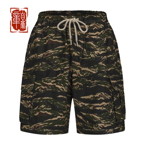 R/S Project L Camo shorts潮流工装MC迷彩口袋夏日美式男女短裤