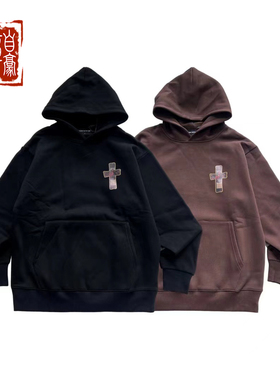 章自豪 Bron With Gift BWG二代最后的晚餐加绒连帽卫衣帽衫套头