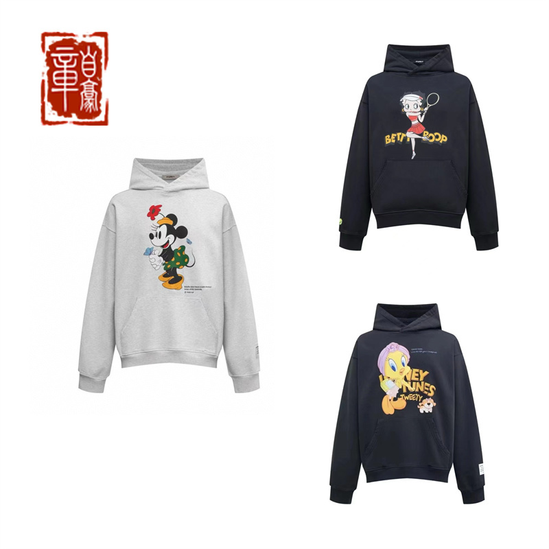 PUREY · WR Washed Hoodie 购物狂翠儿网球手贝蒂发发米妮卫衣