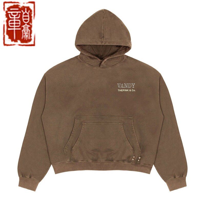 VandyThePink珍珠花朵连帽卫衣