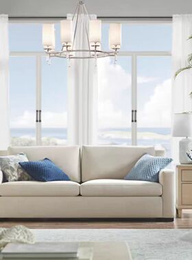 奇点家具HH新款美式轻奢现代简约客厅家具单双三人位布艺沙发定制
