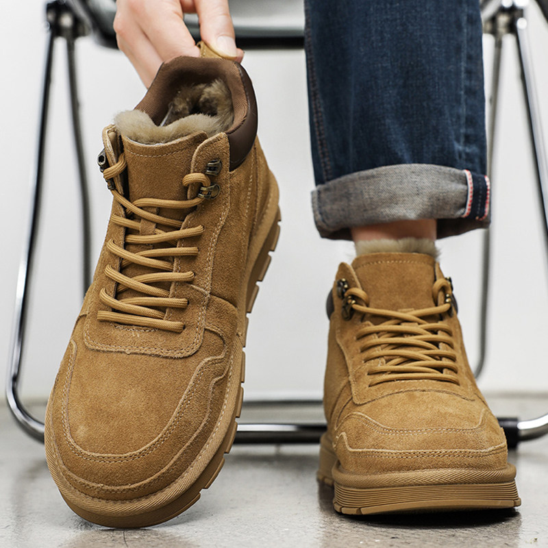 冬季新款大码男鞋45加肥加大46加绒保暖雪地靴47东北户外大棉鞋48,流行男鞋,马丁靴,淘宝优惠券,粉丝福利购,淘宝优惠卷