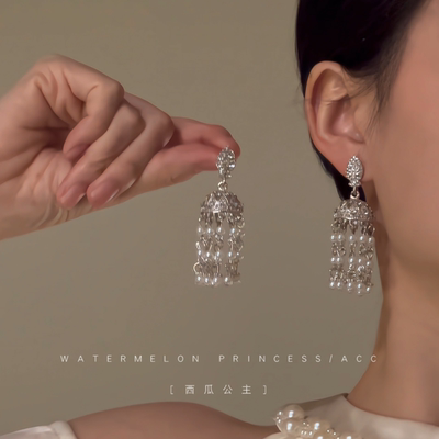 「异域铃音」民族风耳环女异域风宫廷风高级感轻奢独特流苏耳饰