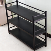 烤漆款 多层置物架子家用收纳碳钢储物架子 微波炉烤箱架厨房落地式