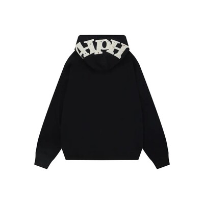 AHPH美式字母贴布刺绣连帽卫衣女