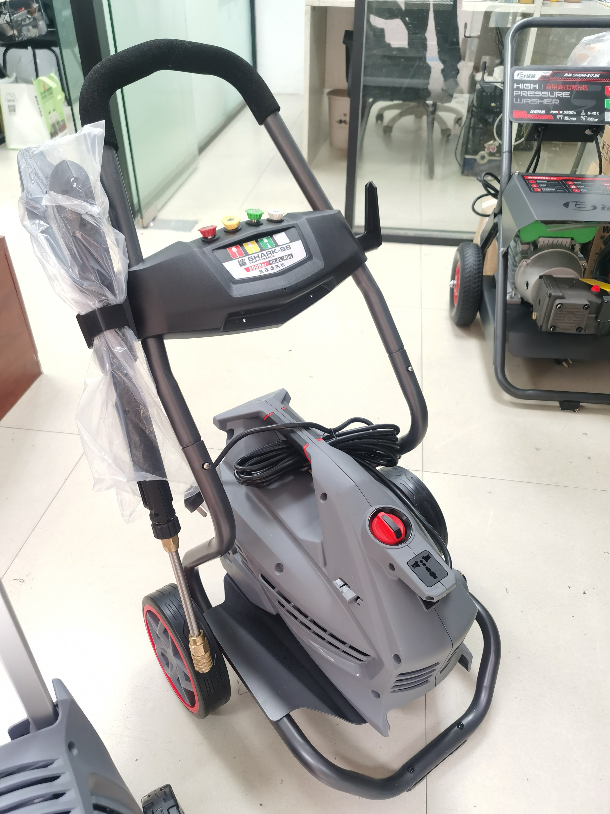 绿霸s8洗车机高压水枪家用220v大功率刷车泵便携式清洗机枪