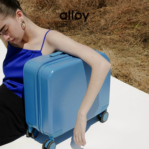 alloy Синий универсальный модный чемодан для путешествий
