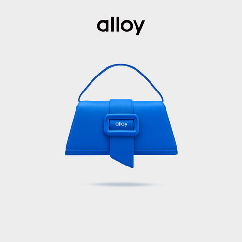 alloy时尚百搭牛皮单肩斜挎包