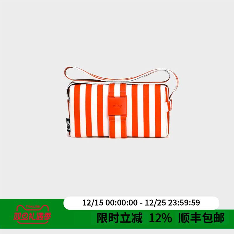 alloy阿乐乙帆布度假吐司包单肩斜挎时尚运动帆布包休闲小包